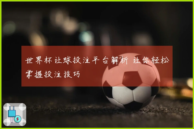世界杯让球投注平台解析 让你轻松掌握投注技巧